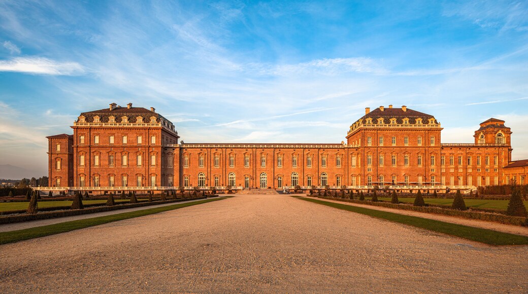 The 17th-century wing of the Royal Palace of Venaria Reale with the Belvedere tower, Turin, Italy