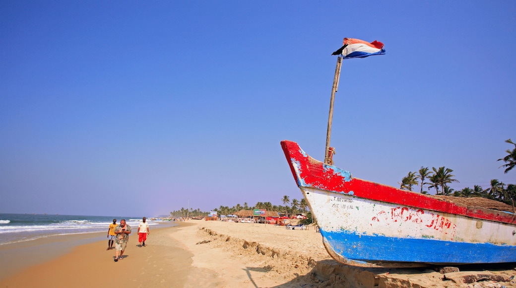 A2NH7T INDIA SOUTH GOA A VIEW OF UTORDA BEACH