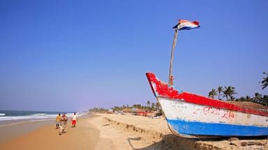 A2NH7T INDIA SOUTH GOA A VIEW OF UTORDA BEACH