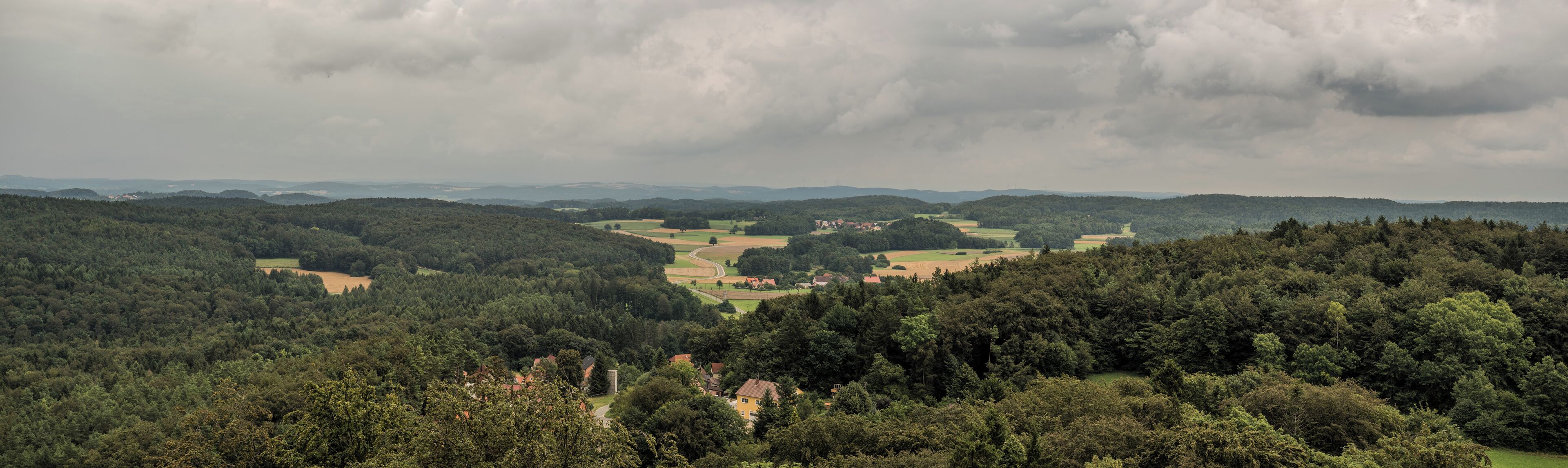 View towards NE from the viewpoint Wichsenstein