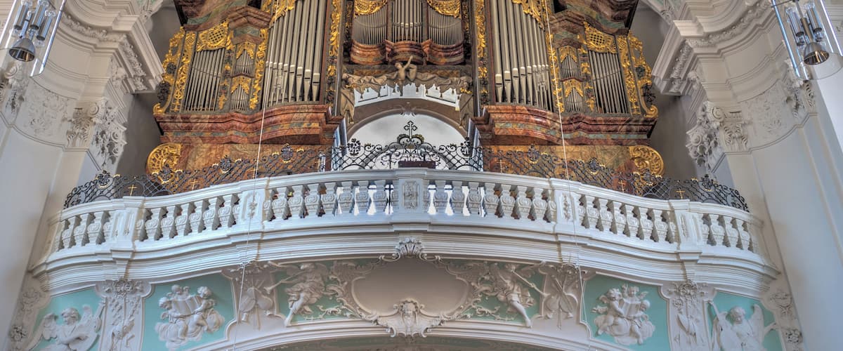Pipe organ of the Basilika in Gößweinstein