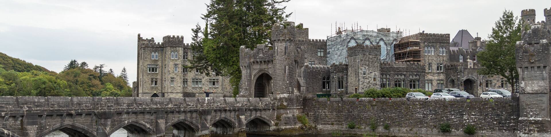 An amazing day at the beautiful Ashford Castle built in 1228. Web banner.