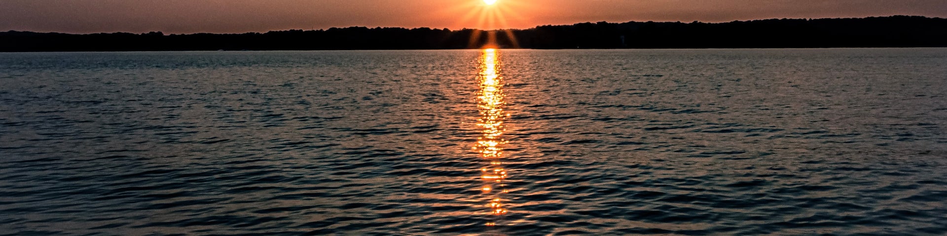 sunset over Lake Martin