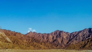 Rocky Mountain Of Dibba Fujeirah in the UAE with Clear Blue Sky
