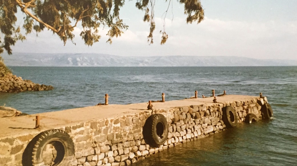 Sitting there one imagines Jesus walking on water, Even if you’re not a believer in history is just so overwhelming