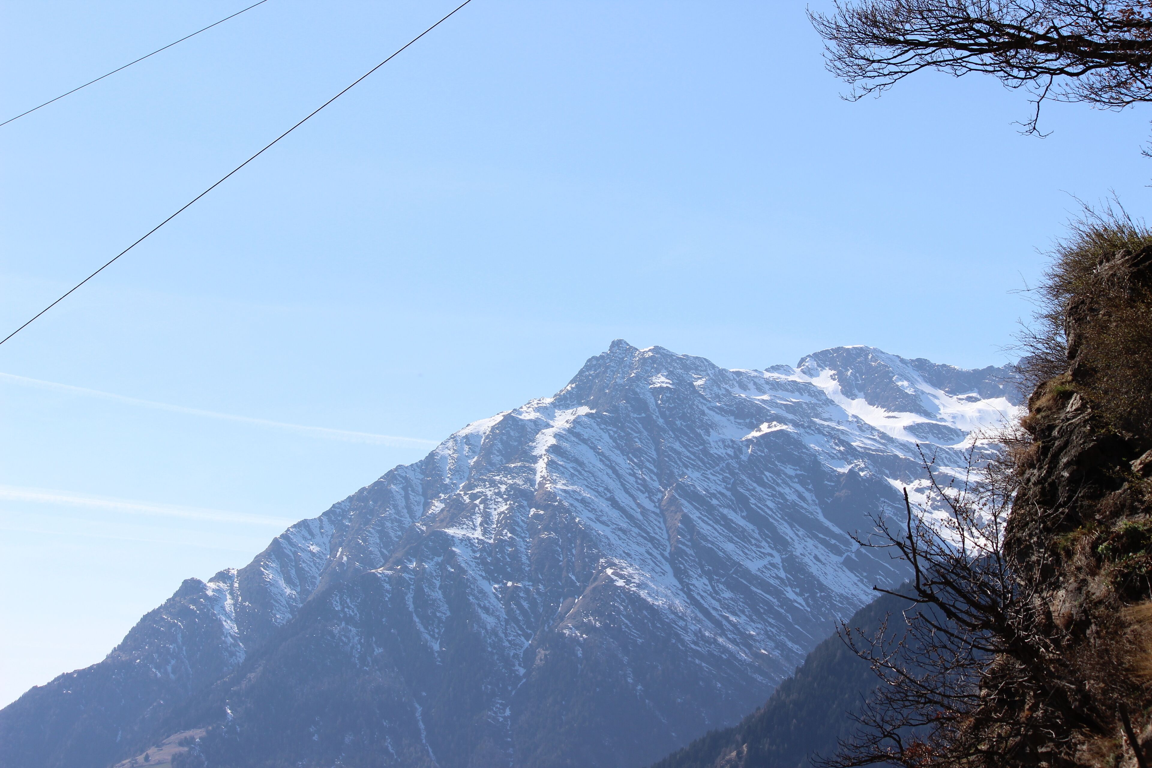 Die Zielspitze (3009 m.) bei Partschins (Südtirol)