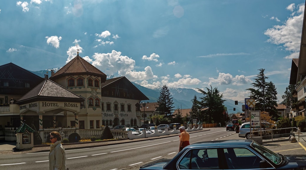 Südtirol / Alto Adige - Rabland / Rablà - Vinschgaustrasse / Via Venosta - ICE Photocompilation Viewing from West to East