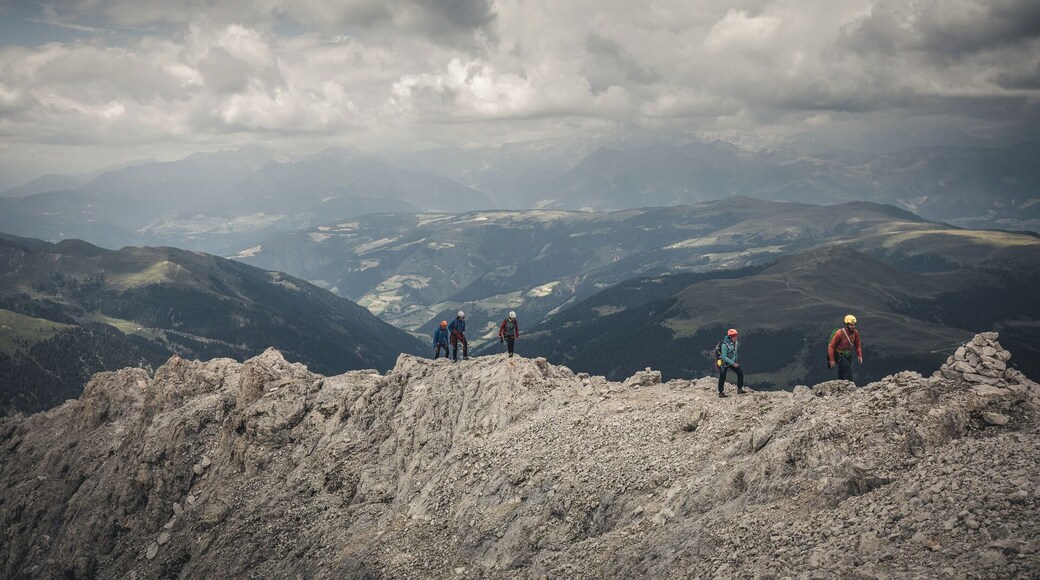 What's more beautiful than being able to almost touch the sky with a finger? on top of the Sass Putia
