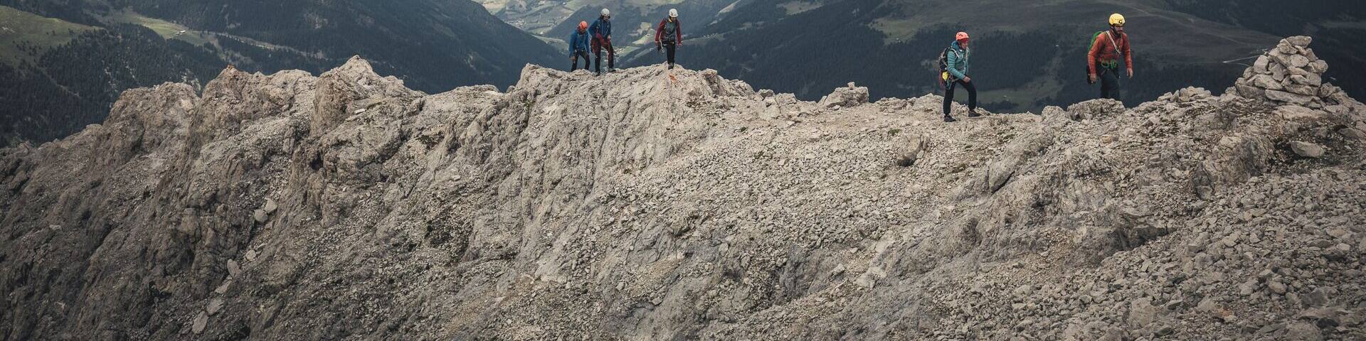 What's more beautiful than being able to almost touch the sky with a finger? on top of the Sass Putia