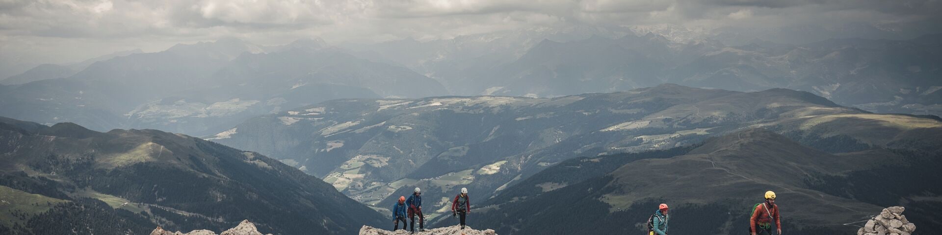 What's more beautiful than being able to almost touch the sky with a finger? on top of the Sass Putia