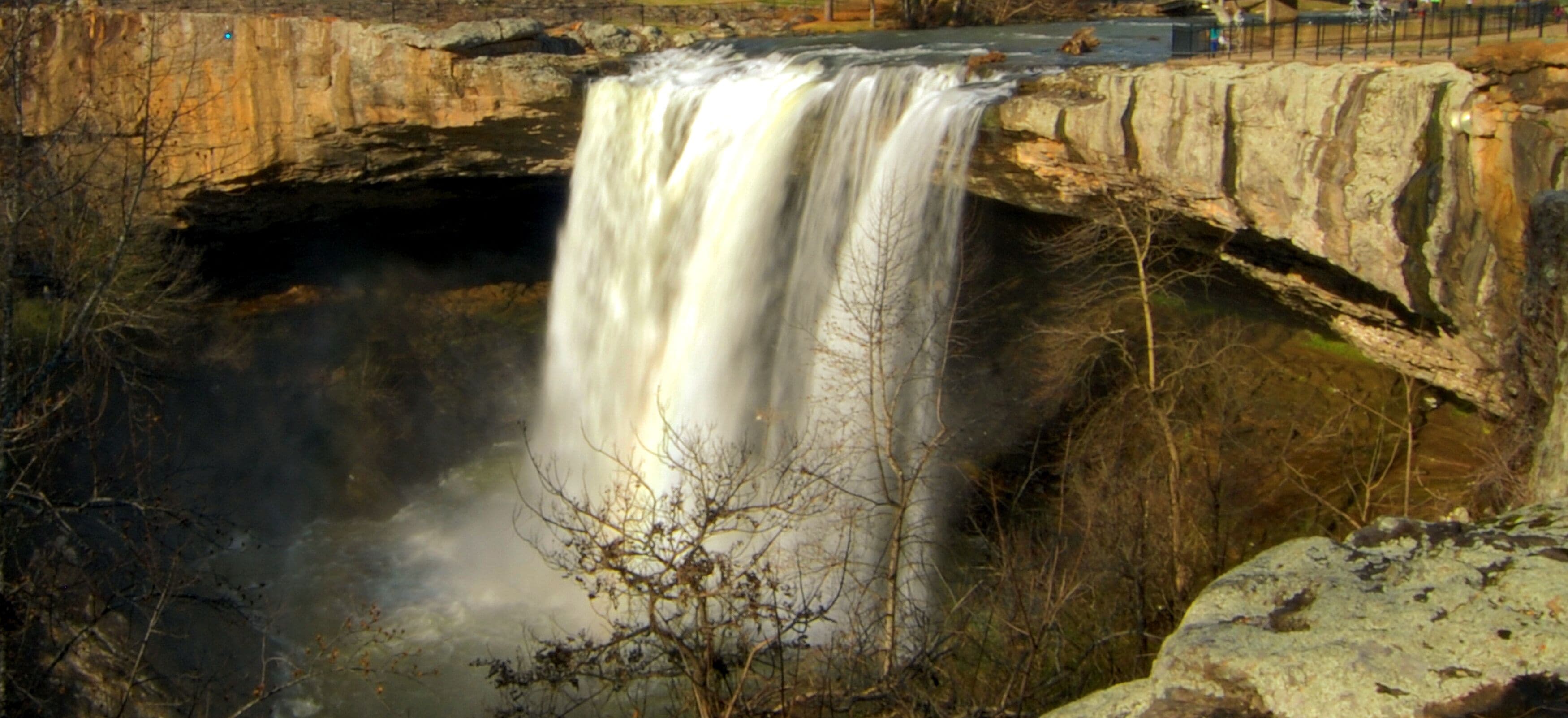 Noccalula Falls in Gadsden, Alabama