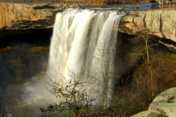 Noccalula Falls in Gadsden, Alabama