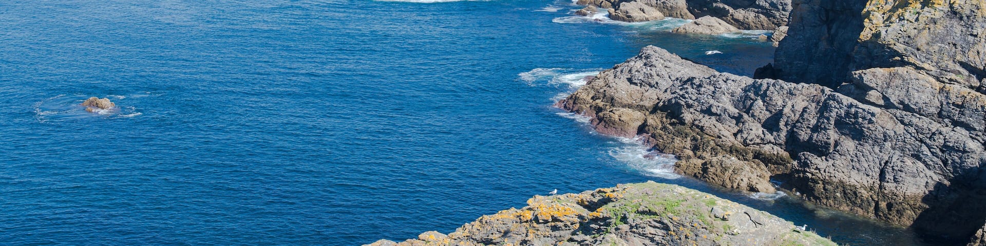Ile de Groix in Brittany, panorama, rocky coast, Shutterstock ID 623330018, Purchase Order: -