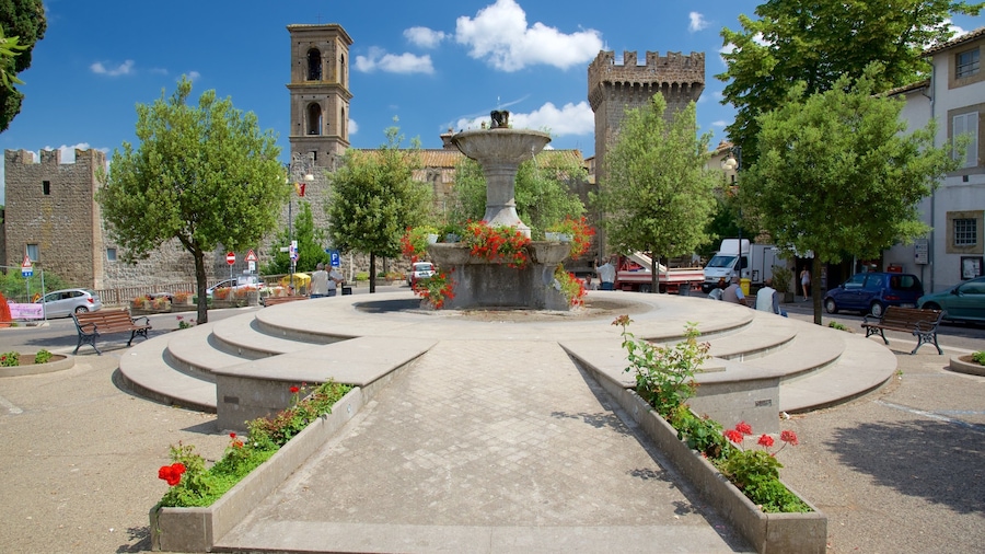 Vitorchiano featuring a park, a fountain and a square or plaza