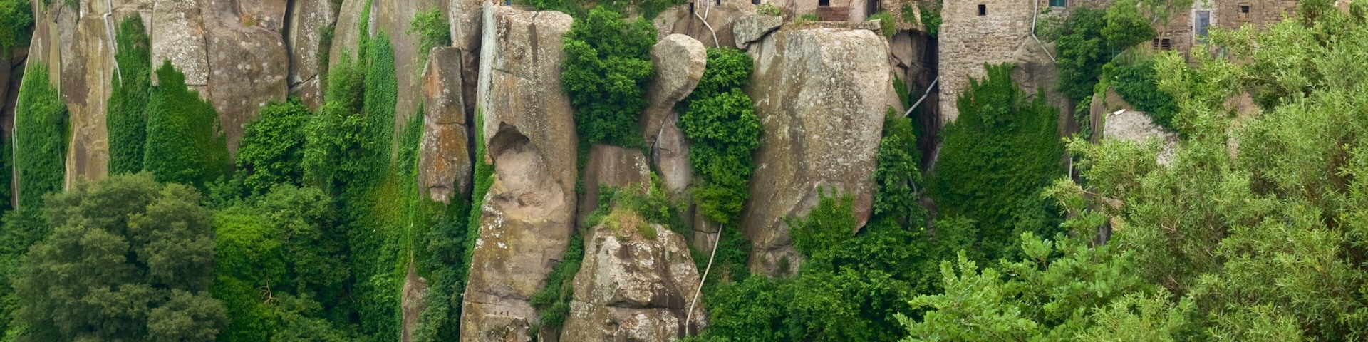 Vitorchiano showing a small town or village