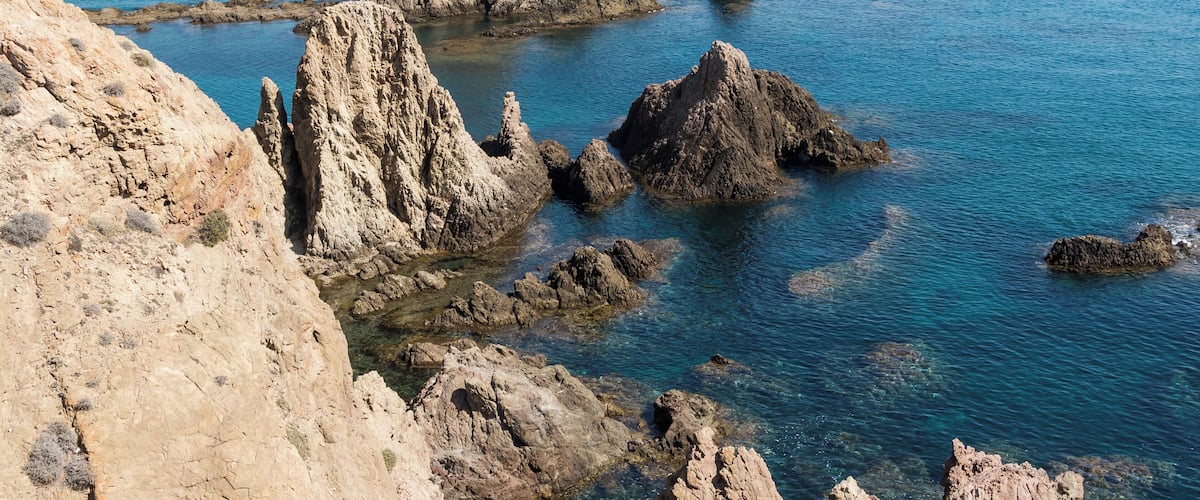Rocks at Cabo de Gata, Andalusia, Spain