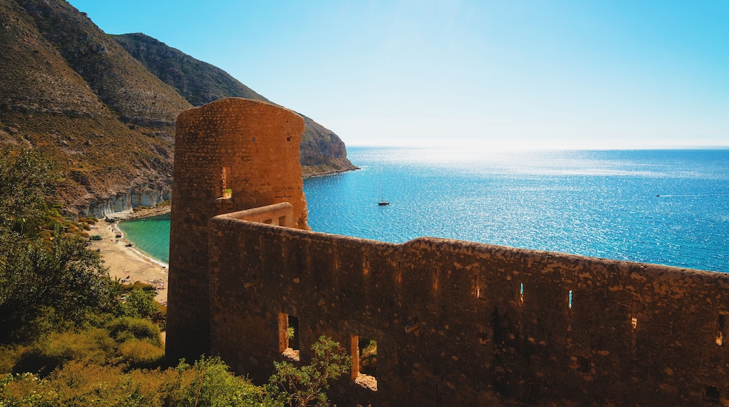 San Pedro beautiful mediterranean beach in Cabo de Gata - Nijar Natural Park, Almeria, Andalusia, southern Spain, Shutterstock ID 753913996, Purchase Order: -