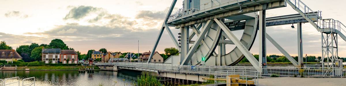Pegasus bridge in Normandy