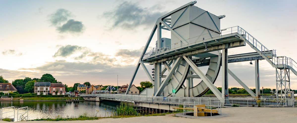 Pegasus bridge in Normandy