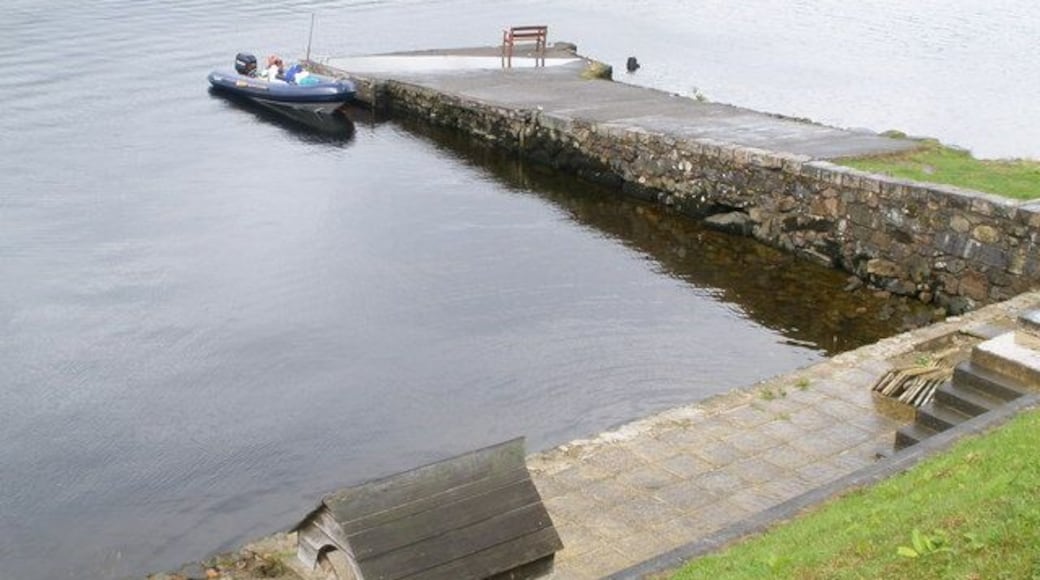 Jetty in Loch Awe at Portsonachan