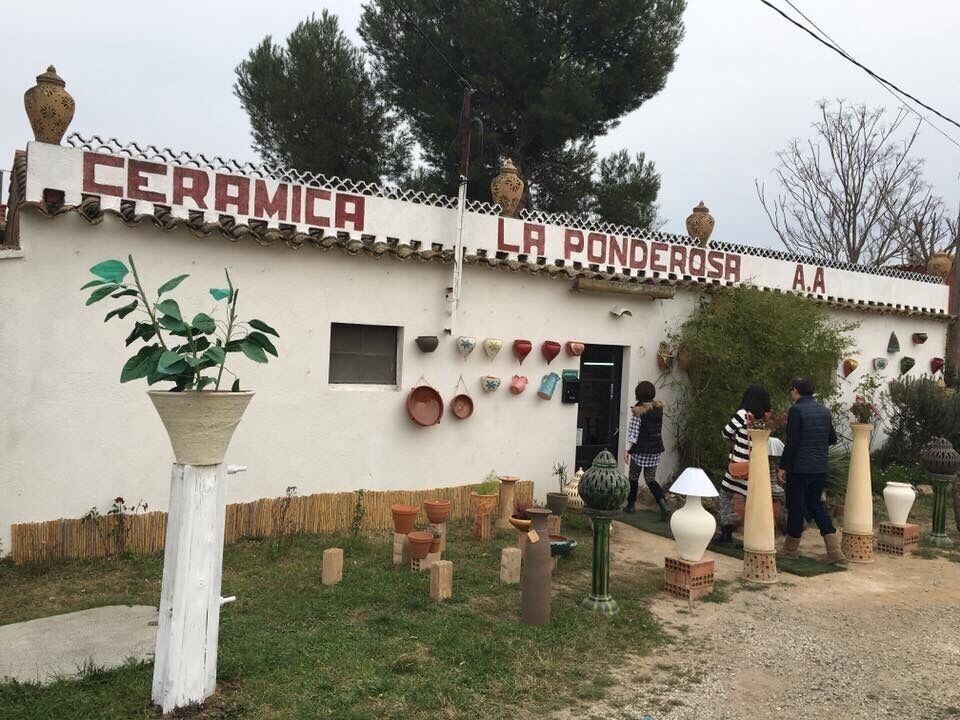 Ceramic street in Costa Brava 