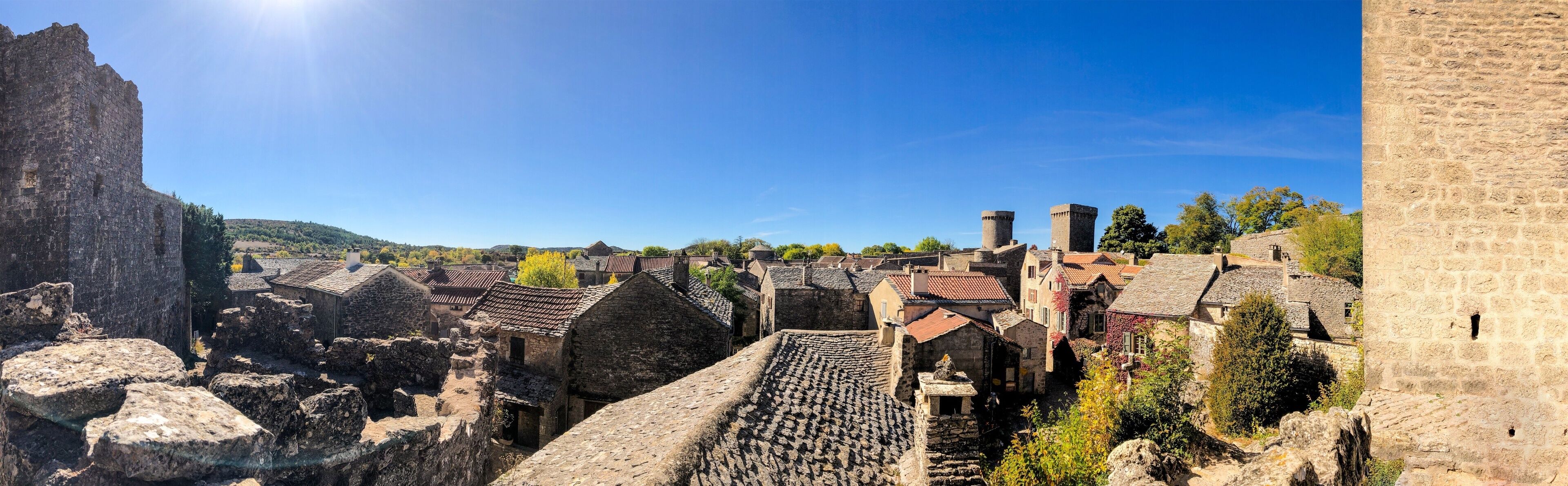 La Couvertoirade dans le Larzac en Aveyron, Occitanie en France