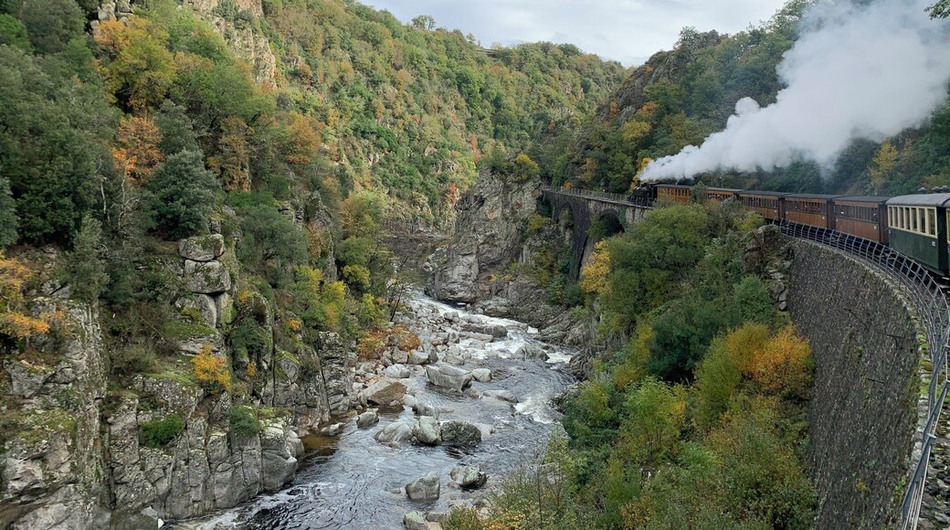 Train ride in the Ardeche