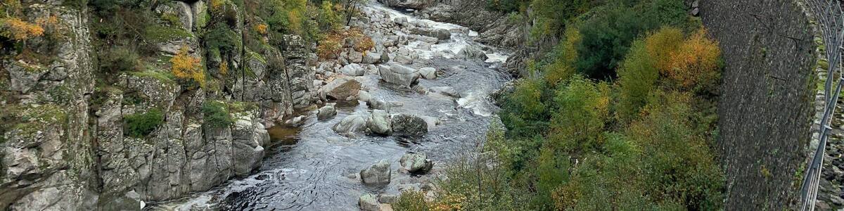 Train ride in the Ardeche