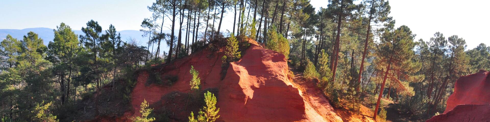 Les ocres de Roussillon.