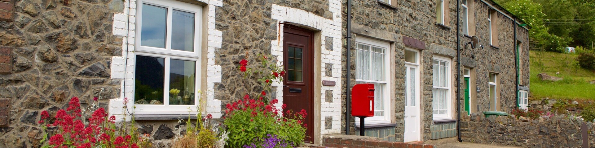 Betws Garmon das einen StraĂenszenen und Haus