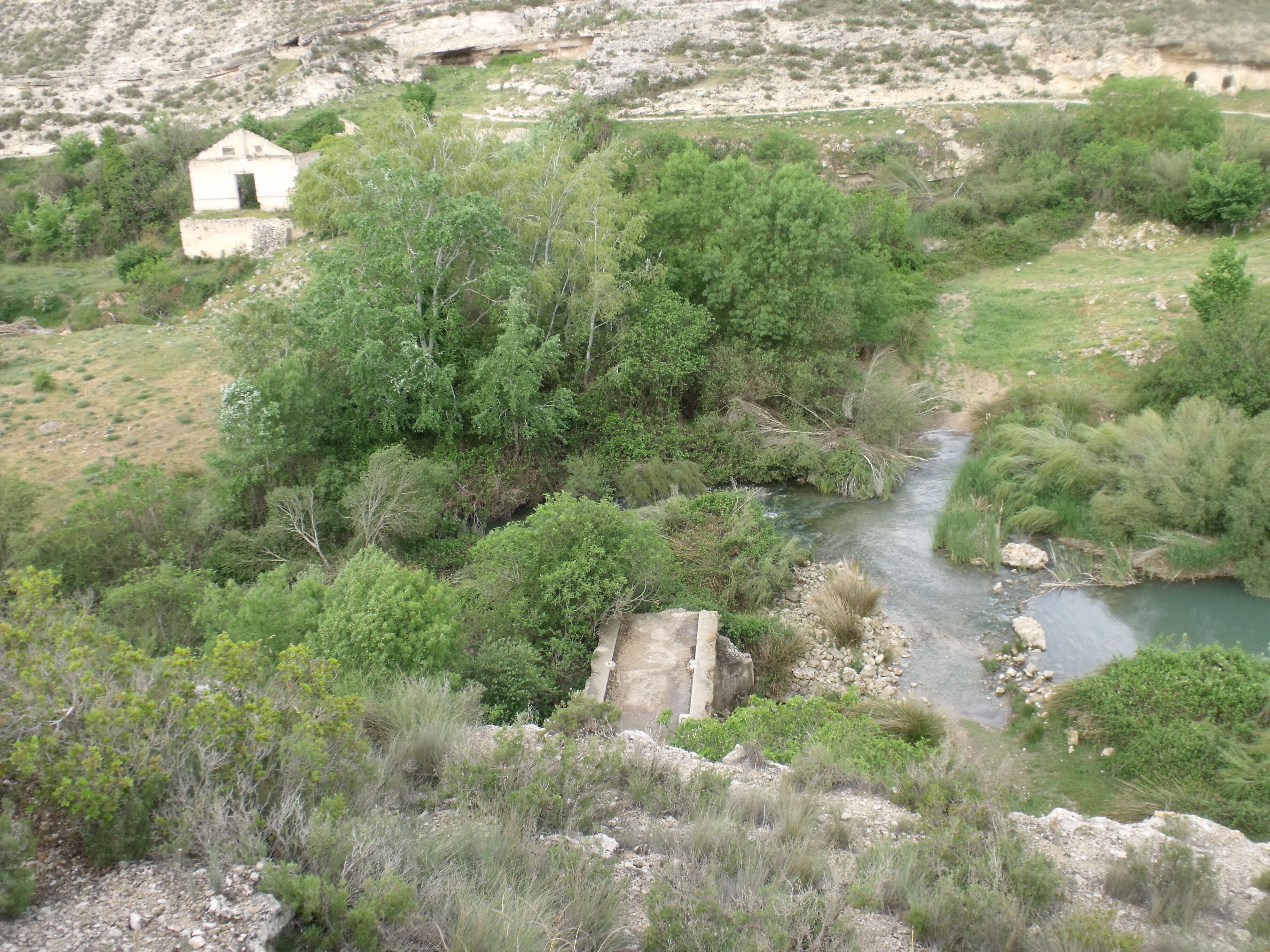 Vista de la presa de Moranchel y de alrededores