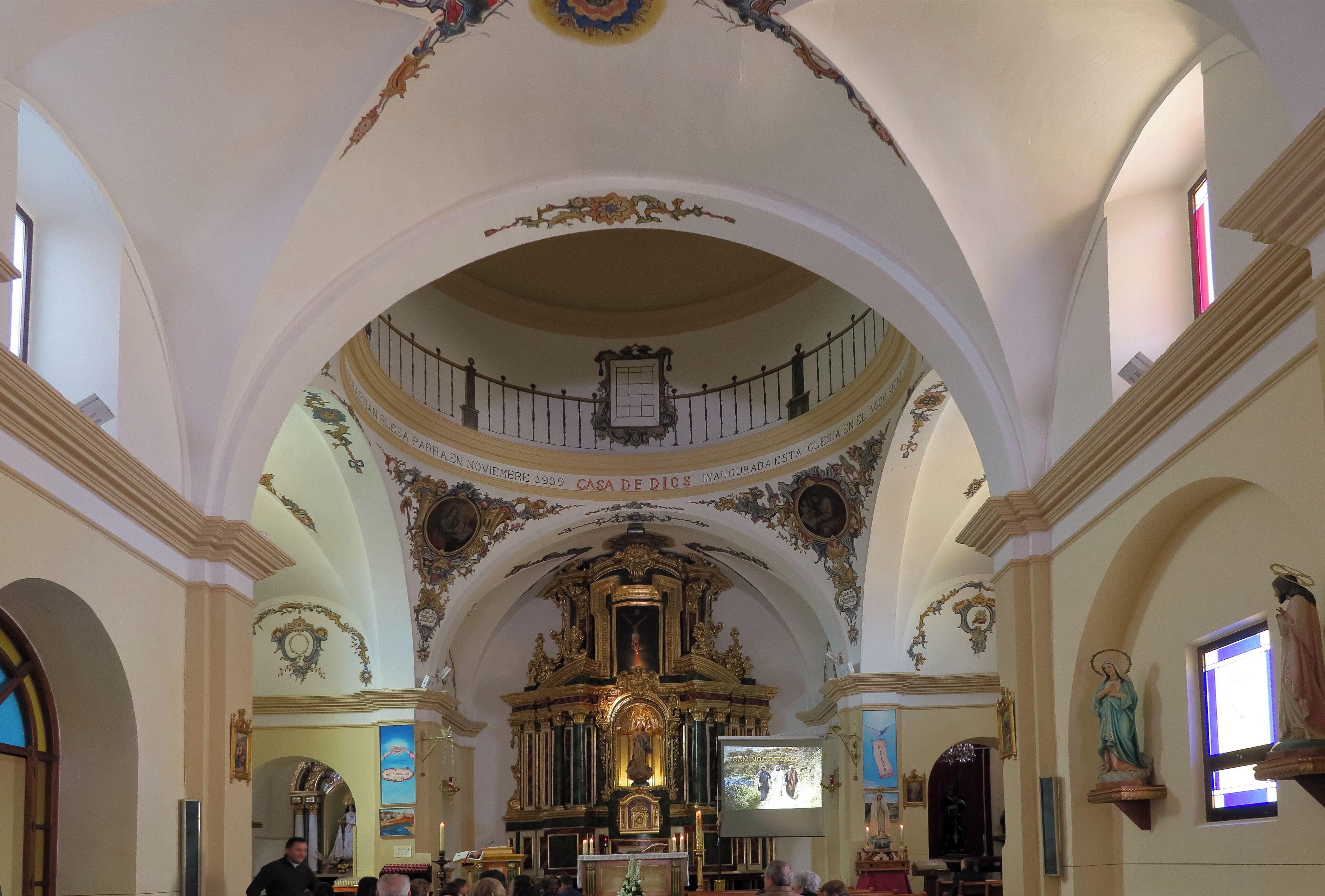 Valdeganga, Igleisa de La Purísima, interior, 01