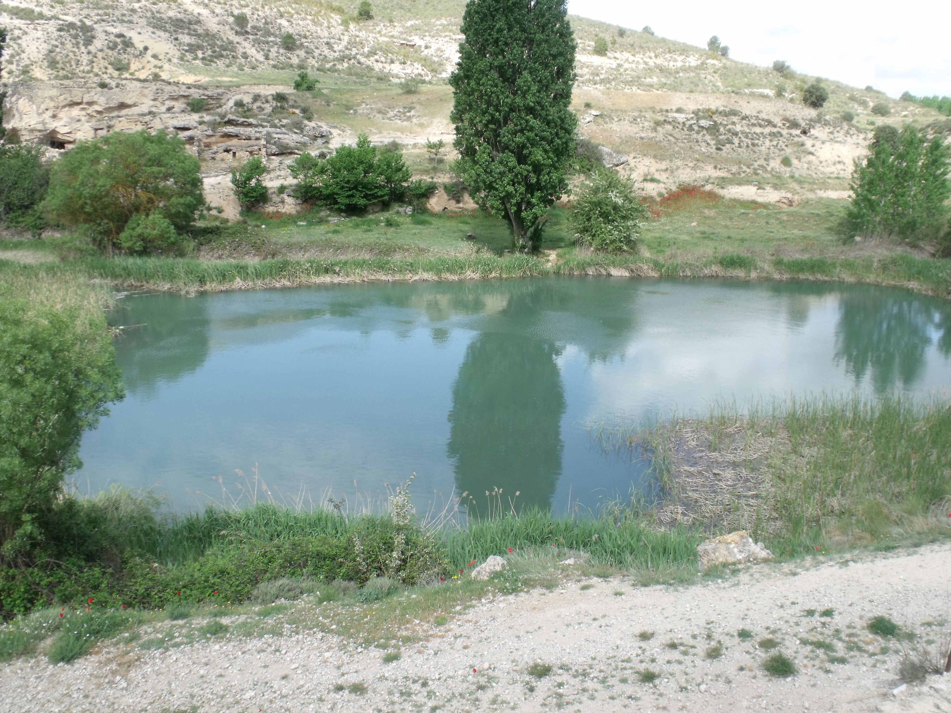 Vista de la presa de Moranchel y de alrededores