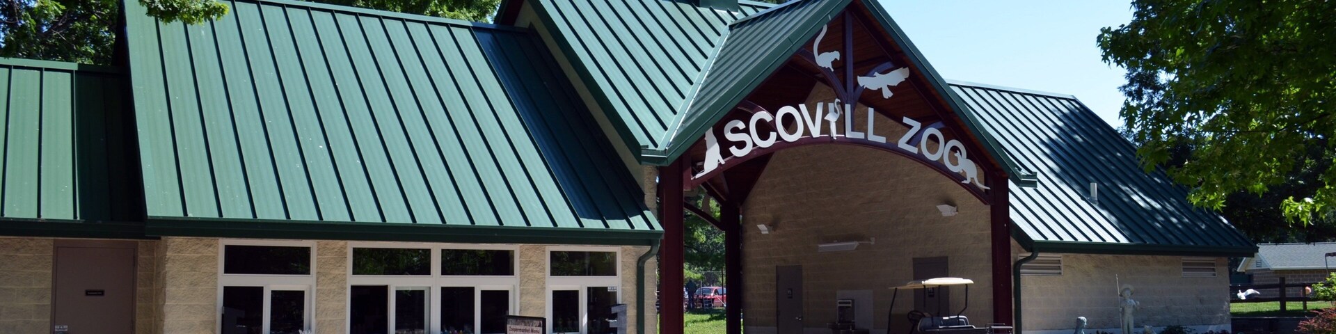 Scovill Zoo mostrando sinalização