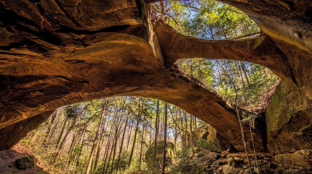Natural Bridge near Double Springs in Alabama.