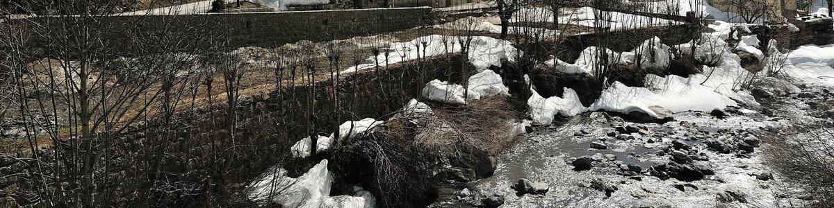 Village of Entraunes, Alpes Maritimes, France
