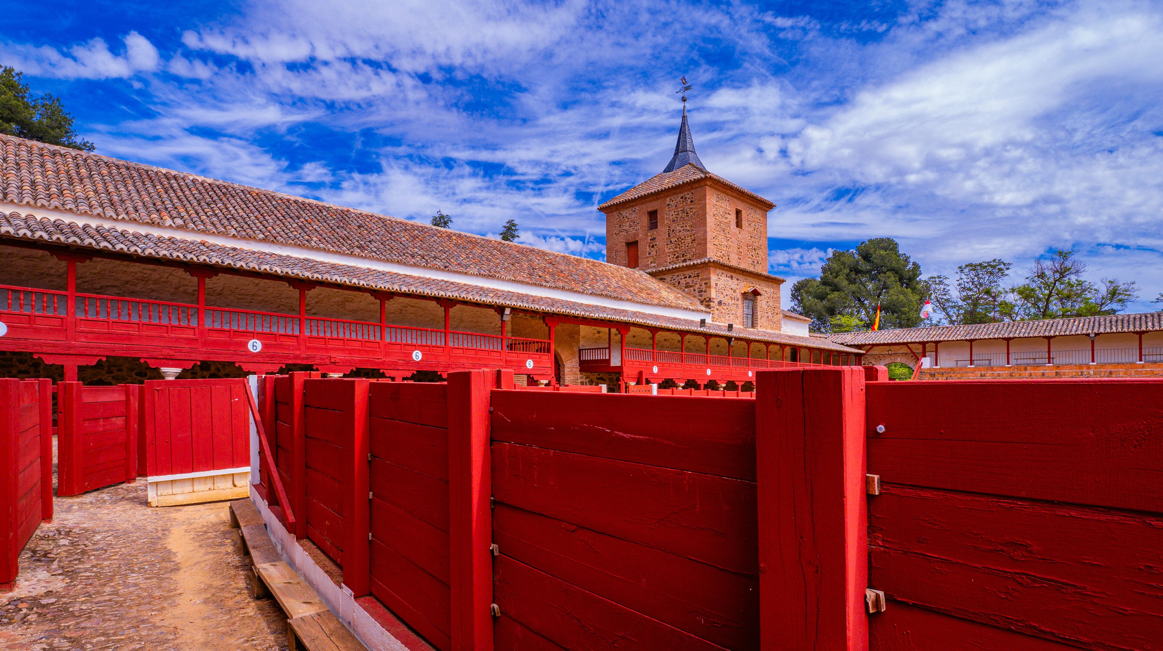 Square Bullring and Sanctuary of Nuestra Señora de las Virtudes, Asset of Cultural Interest, Historical Artistic Monument, Santa Cruz de Mudela, Ciudad Real, Castilla La Mancha, Spain, Europe