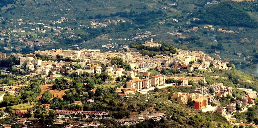 Alatri vista da Fumone