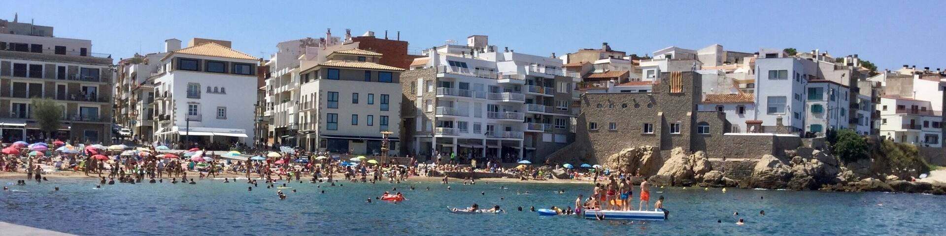 This is beautiful L'Escala - Northern Spain, Costa Brava.