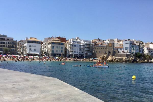 This is beautiful L'Escala - Northern Spain, Costa Brava.