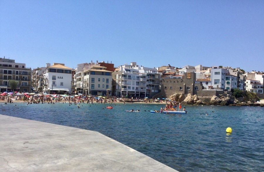This is beautiful L'Escala - Northern Spain, Costa Brava.