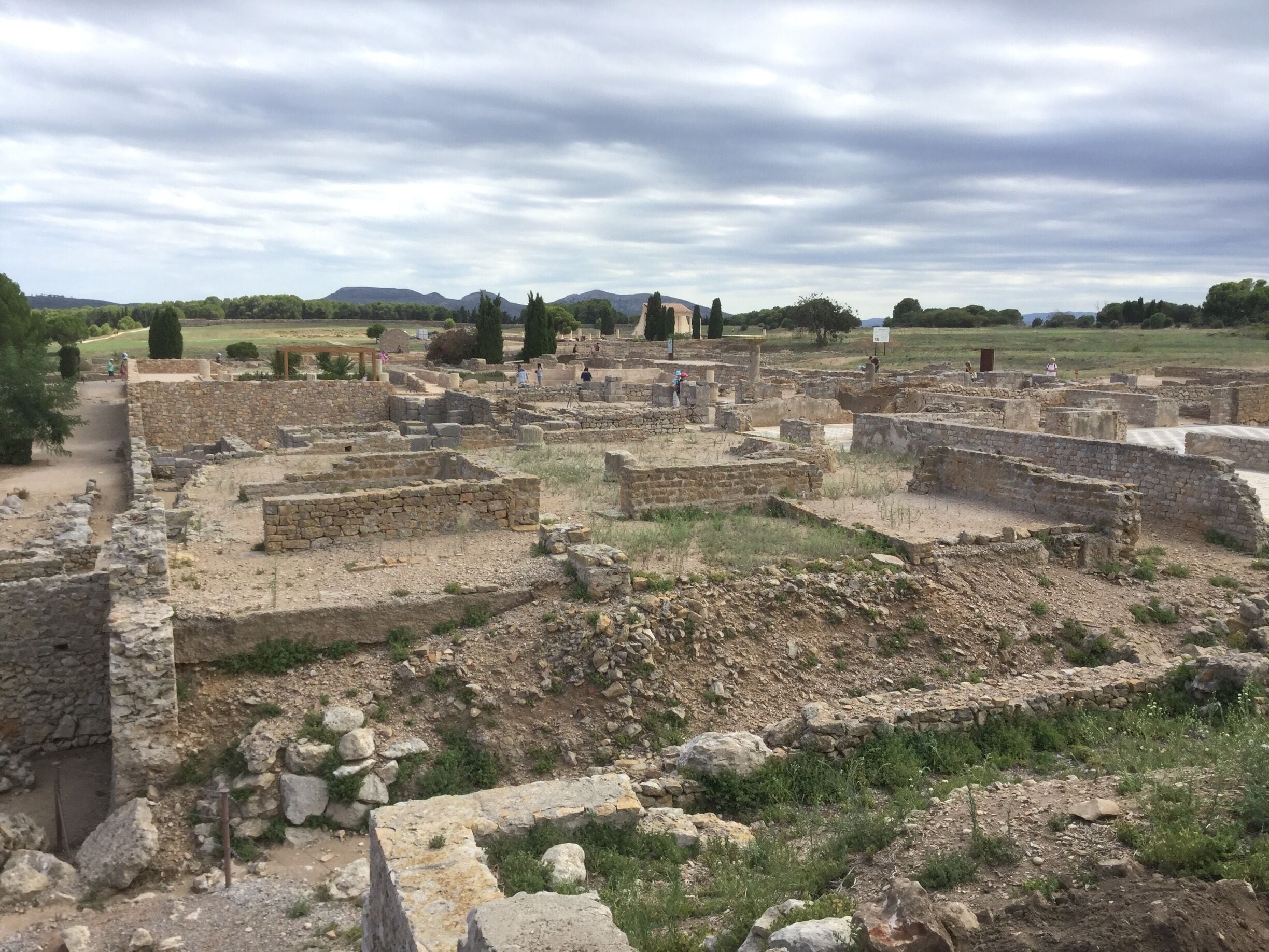 This is the ruins de Empúries at L'Escala -Spain, well worth a visit to see the Roman village and the Greek village.