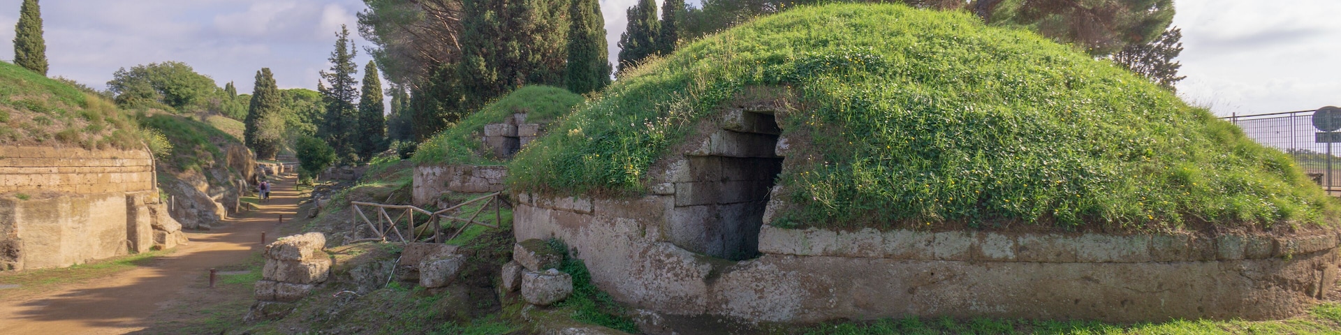Etruscan necropolis (8th century b.C.) Cerveteri Rome Province, Italy. UNESCO World Heritage