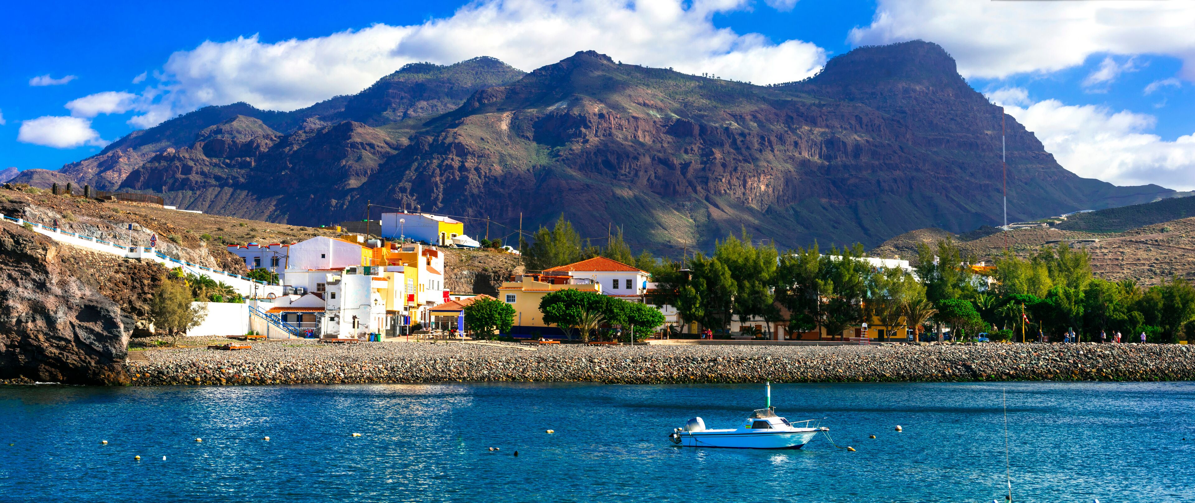 Gran Canaria- picturesque traditional fishing village La Aldea de San Nicolas de Tolentino