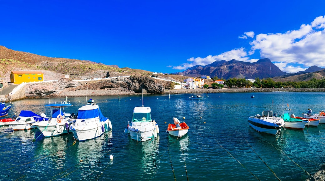 Gran Canaria island- picturesque traditional fishing village La Aldea de San Nicolas de Tolentino