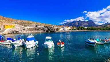 Gran Canaria island- picturesque traditional fishing village La Aldea de San Nicolas de Tolentino