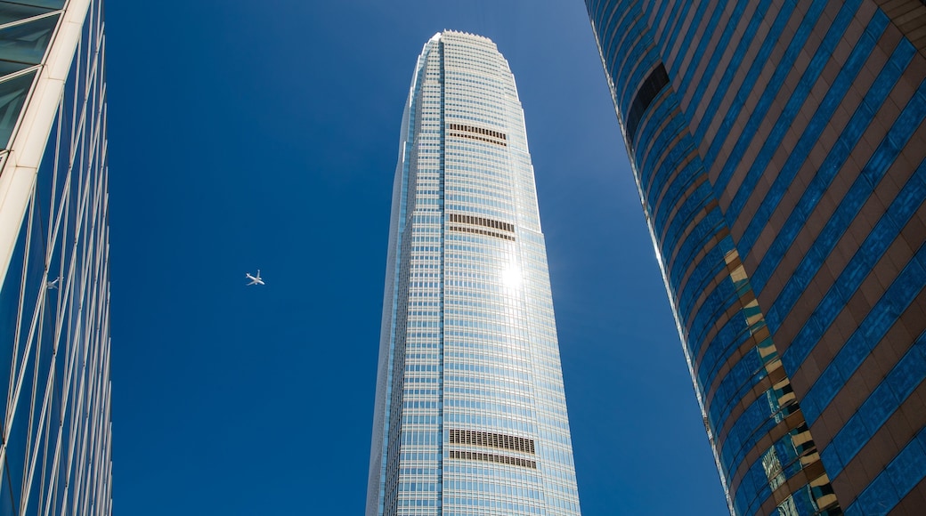 International Finance Centre showing a city and a skyscraper