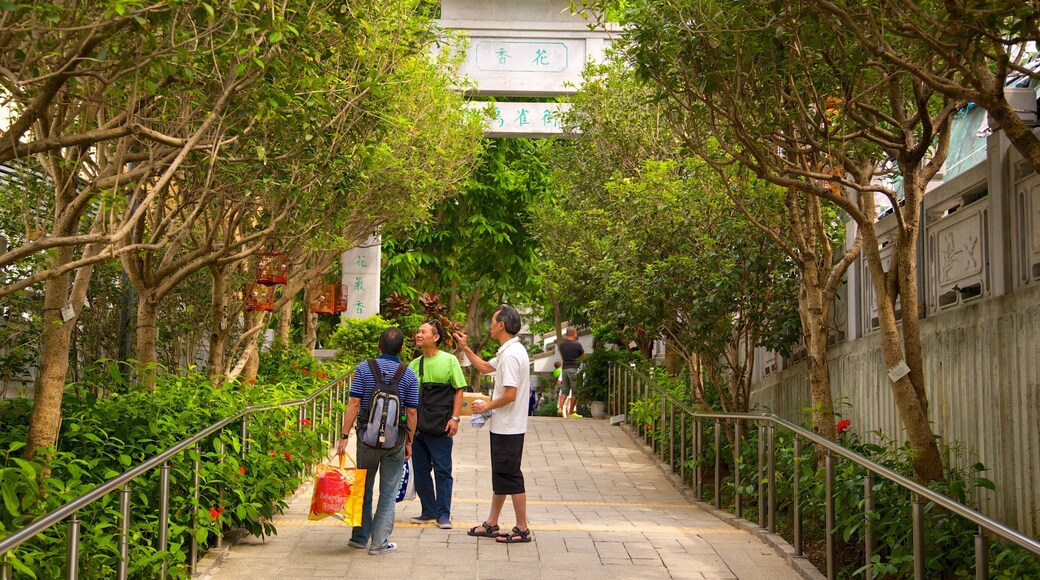 Yuen Po Bird Market which includes a park