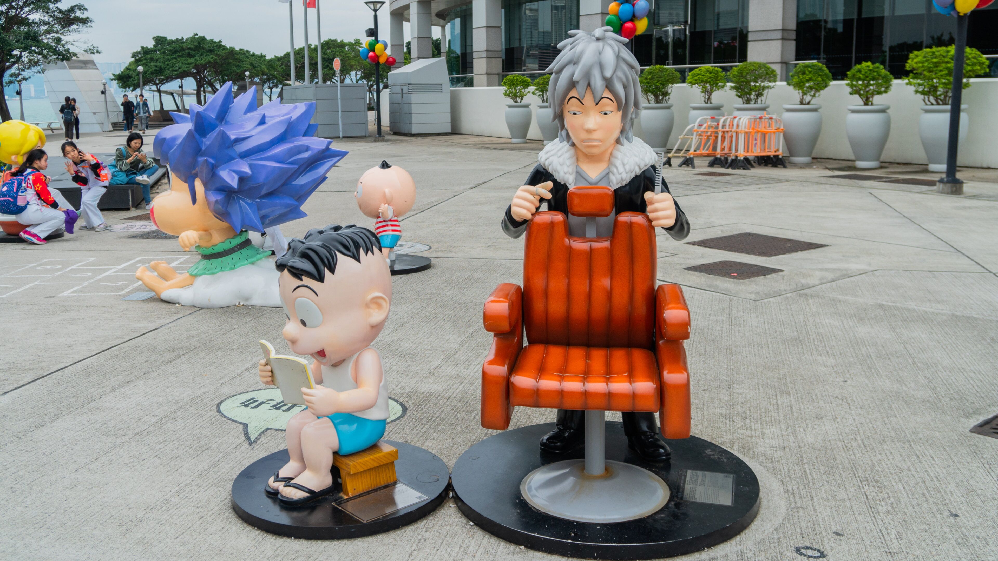 Golden Bauhinia Square featuring outdoor art