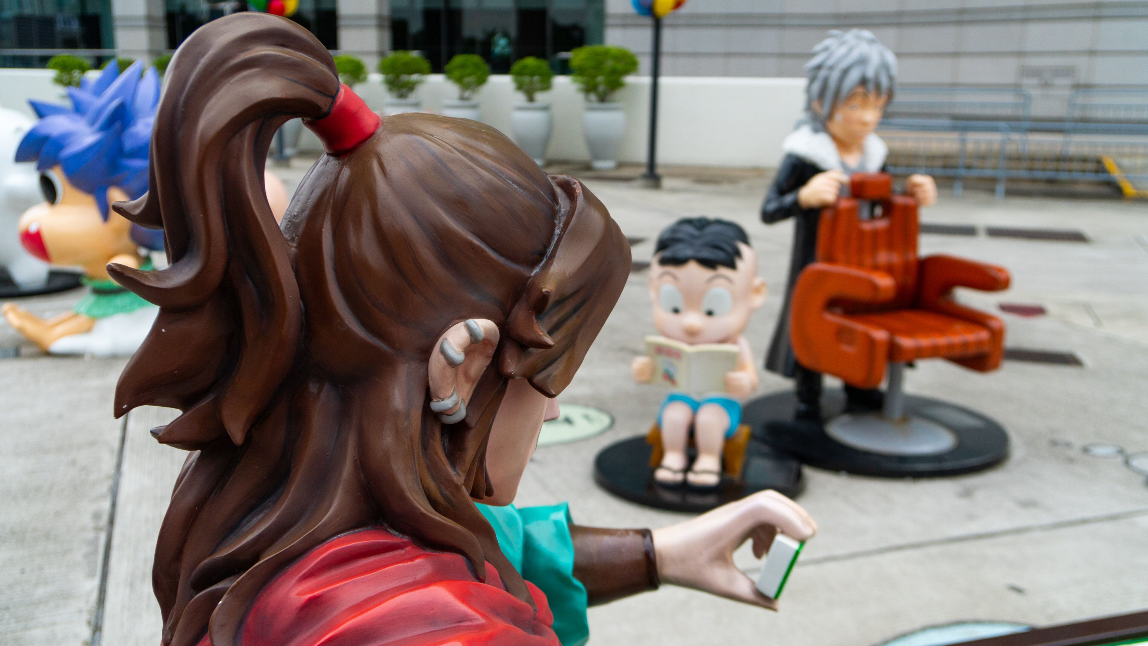 Golden Bauhinia Square featuring outdoor art